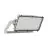 Ledvance LED Floodlight Max Radial 10 Aluminium Grey 600W 76800lm 10D - 830 Warm White | IP66 - Symmetrical