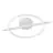 Eglo Ceiling Light Amandolo Steel White 17W 1900lm - 827-865 Tunable White + RGB | Dimmable